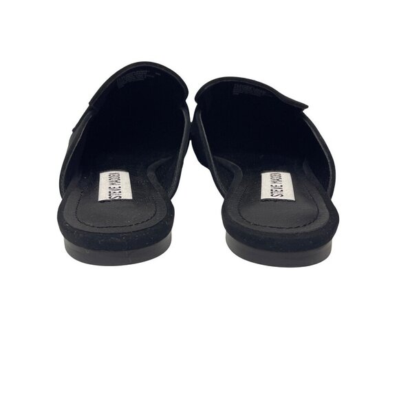 NEW! Steve Madden Women's Flavor Mule Black Pointed Toe Leather Shoe Size 6 - Picture 5 of 8